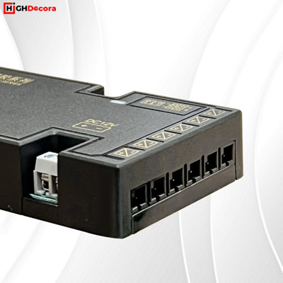 LED Driver Transformer, 6 Output Ports, AC 110-260V to DC 12V/24V, UK 3 ...