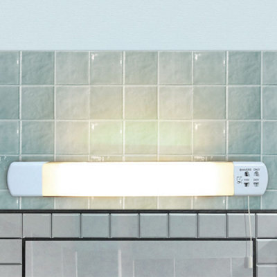 LED Dual Voltage Bathroom Pull Cord Shaver Light Socket