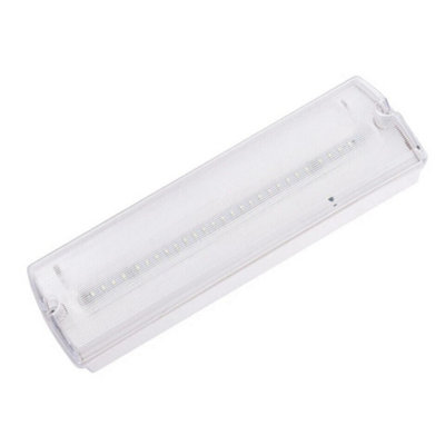 LED EMERGENCY LIGHT BULKHEAD EXIT SIGN MAINTAINED OR NON MAINTAINED ...