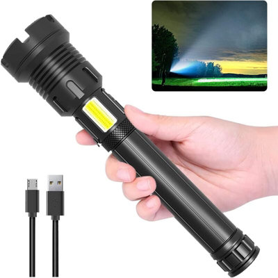 10000lm pocket flashlight torch led mini pen usb rechargeable light PocketBRYTE Penlight free use on hats Pen Flashlight, High Lumen LED