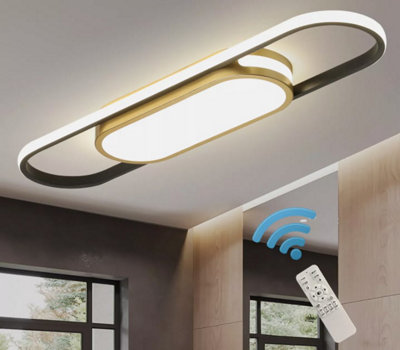LED Flush Mount Ceiling Lights LED Ceiling Lamp with Remote Control