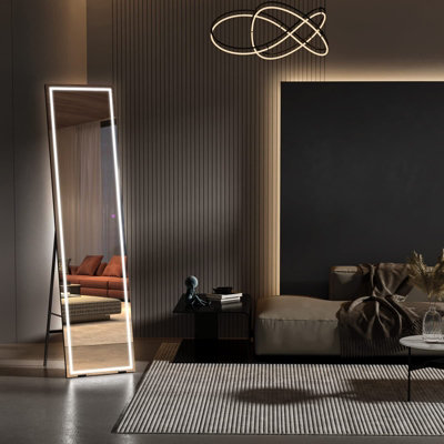 Standing mirror clearance lamp