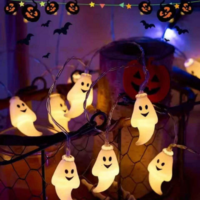 LED Halloween ghost light, 6m ( 40LEDs ) string party decoration ...