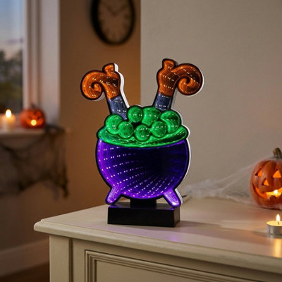 LED Halloween Infinity Witch Light