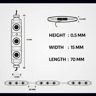 LED Injection Module SMD IP65 Waterproof Decorative Light with Tape ...