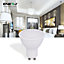 LED Lamp 7W GU10 Plastic Body SMD LED 560Lm 3000K pack of 10pcs