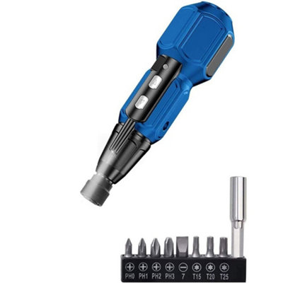 LED Light Cordless Screwdriver Rechargeable Set Mini Power Tools Bit ...