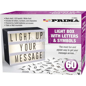 Led Light Message Display Box With Letters Symbols Word Wedding Party Cinematic