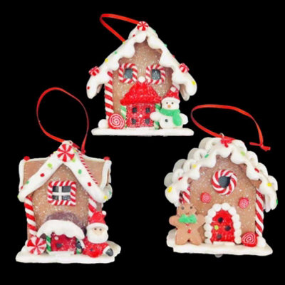 LED Light Up Christmas Hanging Decorations Homes Decorated with Candy Santa Snowman Teddy Xmas Tree Wall  Décor Ornaments 3Pcs Set Price Comparisons | Compare The Build
