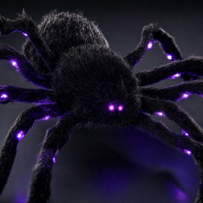 LED Light Up Halloween Spider Outdoor Garden Decoration