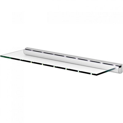 LED Lit Glass Shelf Kit 60x20x0.8cm