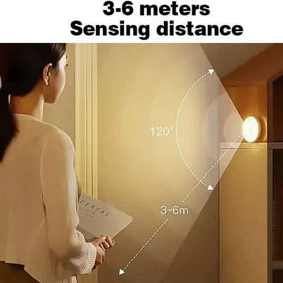 LED Motion Sensor USB Rechargeable Night Light