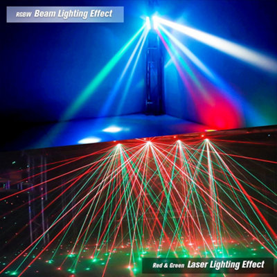 LED Moving Head Beam Stage Laser Lighting DMX Disco DJ Lights