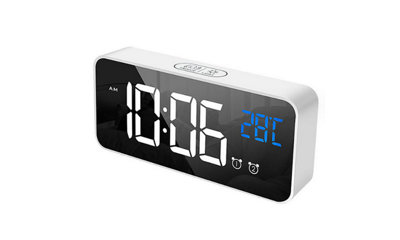 LED Music Voice Controlled Alarm Clock