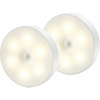 Led Night Light Magnetic Motion Sensor Light Indoor with Free Adhesive ...