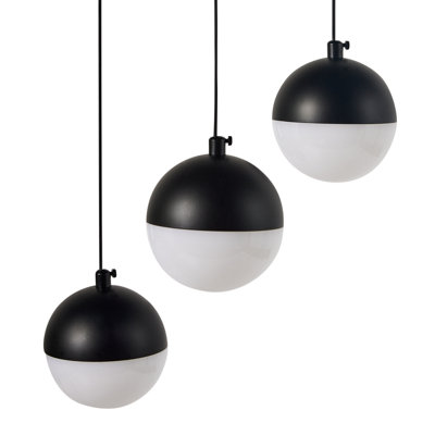 LED Pendant Lamp ANKOBRA Metal Black