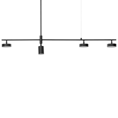 LED Pendant Lamp FOYLE Metal Black