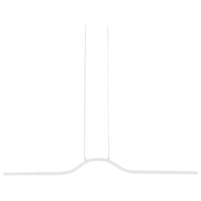 LED Pendant Lamp HONGU with Dimmer Metal White