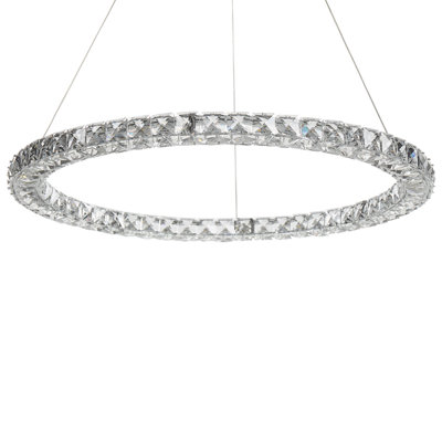 LED Pendant Lamp MAGAT Crystal Silver