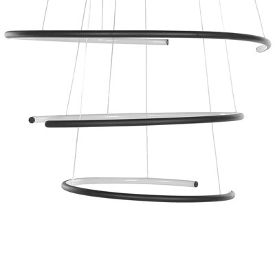 LED Pendant Lamp MAYU Metal Black