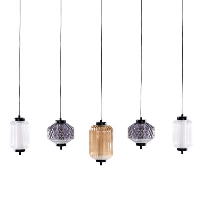 LED Pendant Lamp SULLANE LED Glass Multicolour
