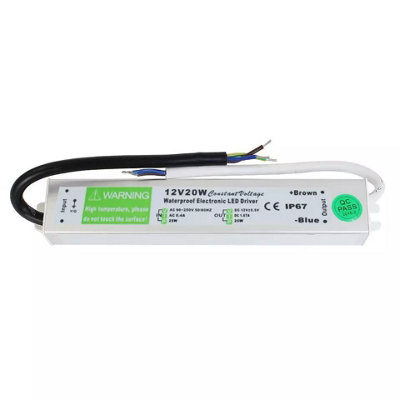 LED Power Supply IP67 Waterproof Adapter DC 24V 20W LED Driver Lighting ...