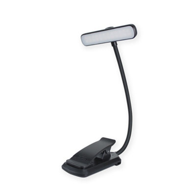 LED Rechargeable Reading Light with Memory Function Eye Care 3 Colour ...