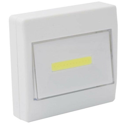 Led Stick On Magnetic Battery Wall Light Switch Nightlight Shed Closet Bright 3w Pack 3 - 6