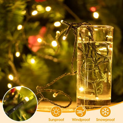 LED String Lights, 25M/82FT Decorative Lights With Remote Control 8 ...