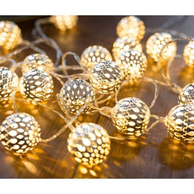 LED String Lights 6M Total Length 40 Warm White LEDs Light garland ...