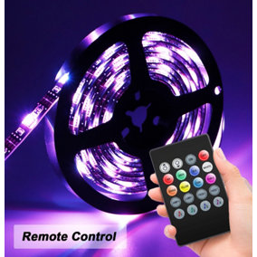 LED Strips Light with Remote Control,power by USB,3M