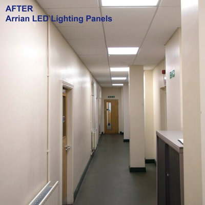 LED Suspended Ceiling Mains Lighting Panel - Arrian