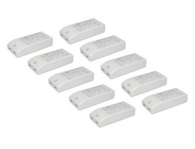 LED Transformer Power Supply / Driver for Led Strips - Power 12W - Pack of 10