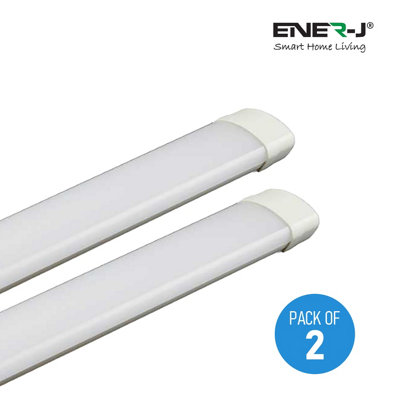 LED Triproof Batten IP65 36W 120cms 4000K 2 pcs Pack