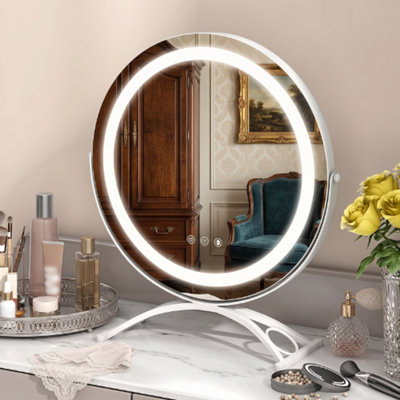 LED Vanity Mirror 40cm 3 Light Modes Touch Control White