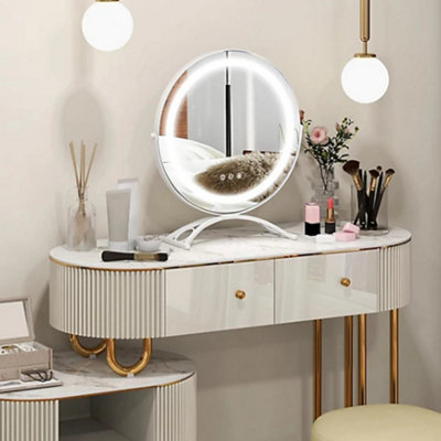LED Vanity Mirror 40cm 3 Light Modes Touch Control White