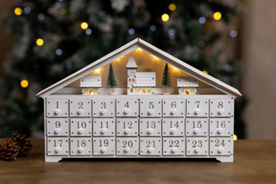 LED Village Scene Advent Calendar