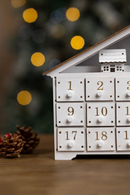 LED Village Scene Advent Calendar - 4