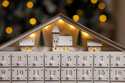 LED Village Scene Advent Calendar - 5