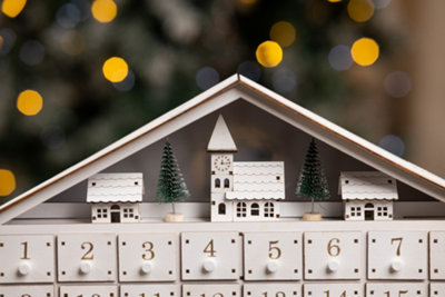 LED Village Scene Advent Calendar - 7