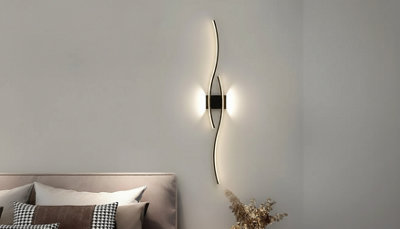 LED Wall Light Modern Curved Design