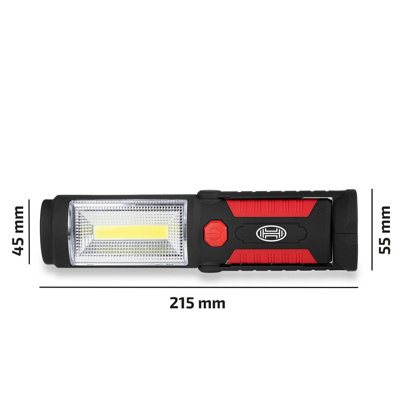 LED Work Light COB LED Lamp Torch USB Rechargeable Magnetic Clip-Flashlight Camping Hiking Car Repair etc H575100 - 3
