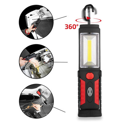LED Work Light COB LED Lamp Torch USB Rechargeable Magnetic Clip-Flashlight Camping Hiking Car Repair etc H575100 - 5