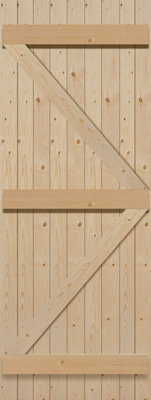 Ledged and Braced Boarded Door