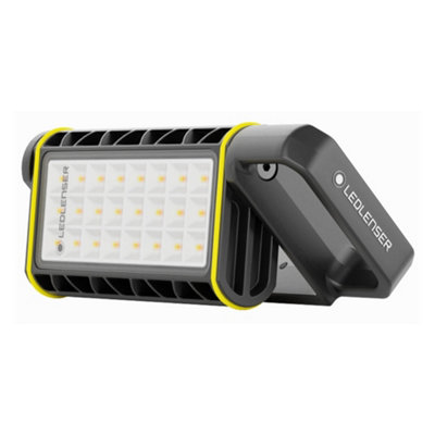 Ledlenser AF4R Rechargeable 2000lm LED Cordless Area Work Light Floodlight, IP67, Tripod Mounting, Up To 20H Battery, USB-C