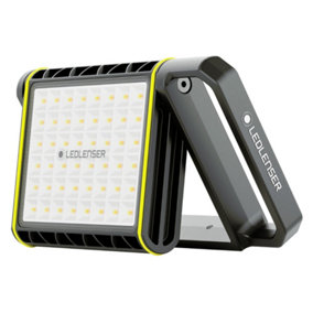 Ledlenser AF8R Rechargeable 4000lm LED Cordless Area Work Light Floodlight, IP67, Tripod Mounting, Up To 14H Battery, USB-C