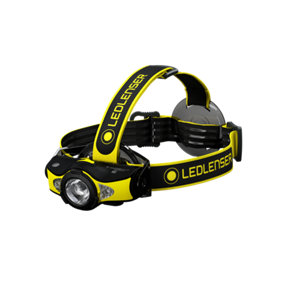 Ledlenser iH11R Rechargable 1000 Lumen RGB Light LED Head Torch with Helmet Mount Kit for Plumbers Electricians and DIY