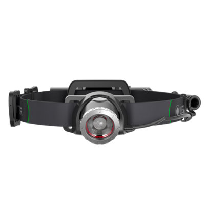 Ledlenser MH10 Rechargable 600 Lumen inc Red Rear Light LED Head Torch for Outdoors Camping and Fishing