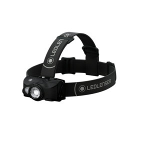 Ledlenser MH8 Rechargable 600 Lumen Dual Power Source RGB Light LED Head Torch for Outdoors Camping and Fishing