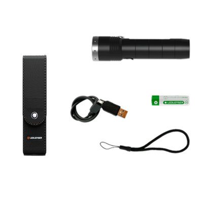 Ledlenser MT10 Rechargeable 1000 Lumen 180m Range Hand Torch For Outdoors Walking and Hiking